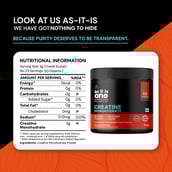 5 - AS-IT-IS Nutrition Creatine Monohydrate,  Unflavoured  0.33 lb 