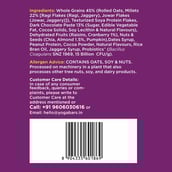 1 - Yogabar 21g Protein Muesli,  350 g  Choco Almond + Cranberry 