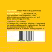 1 - Yogabar California Almonds,  500 g  Natural 