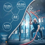 4 - Nakpro Impact Whey Protein 2.2 lb & Creatine Monohydrate 0.22 lb Combo,  2 Piece(s)/Pack  Double Rich Chocolate & Unflavoured 