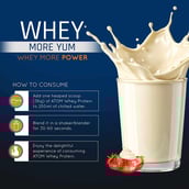 9 - AS-IT-IS Nutrition ATOM Whey Protein with Enzymes,  2.2 lb  Creamy Strawberry 