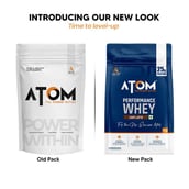 2 - AS-IT-IS Nutrition ATOM Performance Whey, 2.2 lb Cafe Latte