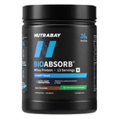 1 - Nutrabay BioAbsorb Whey Protein,  1.1 lb  Dark Chocolate 