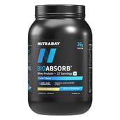 1 - Nutrabay BioAbsorb Whey Protein,  2.2 lb  Kesar Badam Pista 