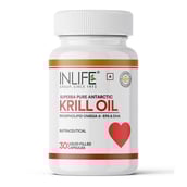 2 - INLIFE Krill Oil Omega 3 (500 mg),  30 capsules 