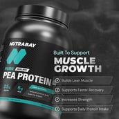 4 - Nutrabay Pure Pea Protein Isolate,  2.2 lb  Unflavoured 