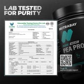 5 - Nutrabay Pure Pea Protein Isolate,  1.1 lb  Unflavoured 