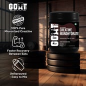 5 - G.O.A.T Fit 100% Pure Micronized Creatine Monohydrate,  Masala Lemonade  0.62 lb 