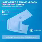 2 - Nivia Stretch Band,, Blue Level - 1