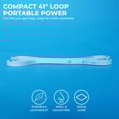 3 - Nivia Power-Stretch Long Loop Band,  Light Blue  Level - 1 