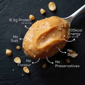 5 - AS-IT-IS Nutrition Peanut Butter,  1 kg  Crunchy 