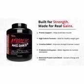 9 - Muscle Performance Anabolic Mass Gainer with Creatine Monohydrate 0.66 lbs Combo,  5.5 lb  Creamy Vanilla 