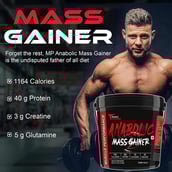 4 - Muscle Performance Anabolic Mass Gainer with Creatine Monohydrate 0.66 lbs Combo,  11 lb  Rabri Kulfi 