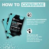 5 - Denzour Nutrition Denz-Xpert Whey Protein, 60 sachets/pack Boomer (with 500ml Shaker)