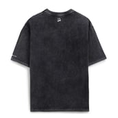1 - MuscleBlaze F.ck Stress Bench Press Oversized Washed T-Shirt, X-Small Dark Charcoal Grey