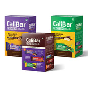 1 - Calibar Protein Bar 20g Protein,  17 bar(s)  Almond choco (Pack of 6) Banana Binge (Pack of 6) Variety Pack (Pack of 5 ) 