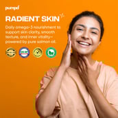 3 - Pumpd Salmon Fish Oil 1000mg,  60 softgels 