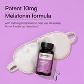 4 - HealthKart HK Vitals Melatonin + Tagar,  60 tablets  Unflavoured