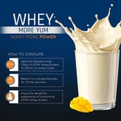 9 - AS-IT-IS Nutrition ATOM Whey Protein with Enzymes,  2.2 lb  Mango Fusion 