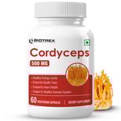 1 - Biotrex Cordyceps 500mg,  60 veggie capsule(s) 