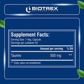 4 - Biotrex Taurine (500 mg), 60 veggie capsule(s)