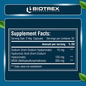 4 - Biotrex Hyaluronic Acid (100 mg),  60 capsules 