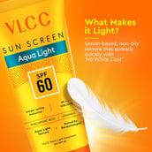 3 - VLCC Aqua Light Sunscreen Gel,  30 g  SPF 60 PA++++ High UVA & UVB Protection 