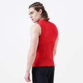 3 - MuscleBlaze Air Tech Compression MuscleTank, Small Red