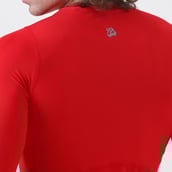 6 - MuscleBlaze Air Tech Compression MuscleTee Full Sleeve, X-Large Red