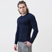 2 - MuscleBlaze Air Tech Compression MuscleTee Full Sleeve,  Small  Navy 