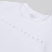 7 - MuscleBlaze Compression Muscle Tee Half Sleeve,  Large  Polar White 