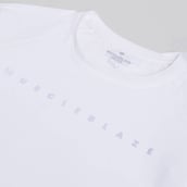 7 - MuscleBlaze Compression Muscle Tee Half Sleeve,  Medium  Polar White 