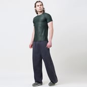 6 - MuscleBlaze Camo Dry-Fit Active Tee Half Sleeve, Small Olive