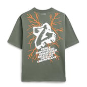 4 - MuscleBlaze Z-Verse Oversized Tshirt,  X-Large  Military Green 