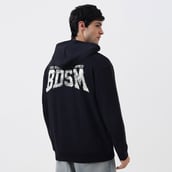 5 - MuscleBlaze Carnage Hoodie,  Small  Black 