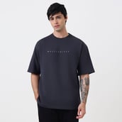 3 - MuscleBlaze Carnage Oversized Tshirt,  X-Large  Charcoal 