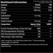 2 - QNT ISO Ripped, Omega 3 (1000 mg) 60 Softgels & Daily Vitamins 60 capsules Combo, 4.4 lb Kesar Malai Kulfi