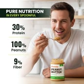 2 - Pintola All Natural Peanut Butter,  1 kg  Crunchy 