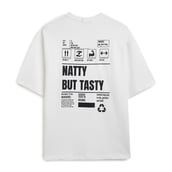 5 - MuscleBlaze Natty But Tasty Oversized Solid T-Shirt,  X-Large  White 