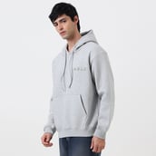 8 - MuscleBlaze Lifting Club Hoodie, Medium Grey Melange