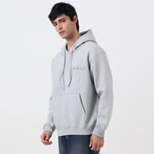 6 - MuscleBlaze Lifting Club Hoodie, X-Small Grey Melange