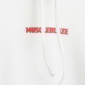 1 - MuscleBlaze Z-League Hoodie, Medium White