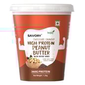 1 - Savory Chocolate High Protein Peanut Butter,  1.2 kg  Crunchy 