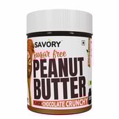 1 - Savory Sugar Free Peanut Butter, 200 g Chocolate Crunchy