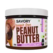 1 - Savory Sugar Free Peanut Butter,  500 g  Chocolate Creamy 