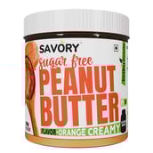 1 - Savory Sugar Free Peanut Butter,  900 g  Orange Creamy 