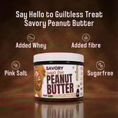 3 - Savory Sugar Free Peanut Butter, 200 g Chocolate Crunchy