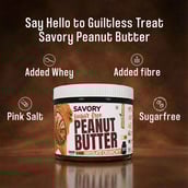 2 - Savory Sugar Free Peanut Butter, 900 g Chocolate Crunchy
