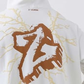 2 - MuscleBlaze Z Verse Oversized Solid Hoodie, White Large