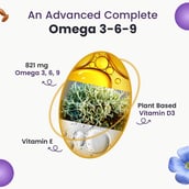 4 - Neuherbs Omega Flaxseed Oil 1000mg with 3-6-9, 60 capsules